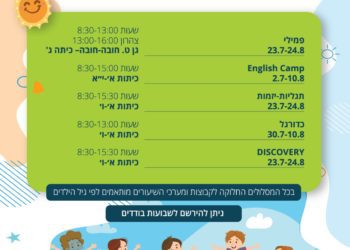 קייטנות הקיץ בכפר הירוק 2023