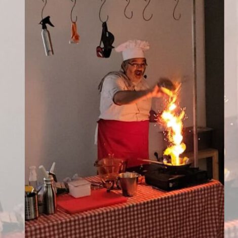 השף מסייה ללוש: מופע בישול אינטראקטיבי